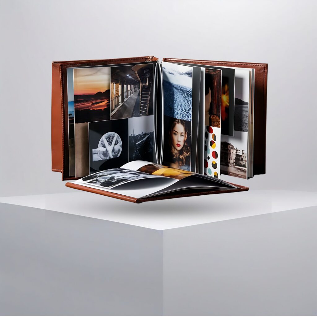 Ấn phẩm catalogue album ảnh với chất lượng giấy bề mặt nhẵn mịn, độ trắng cao, giúp tối ưu khả năng hiển thị chi tiết và độ trung thực của hình ảnh. Tuỳ chỉnh linh hoạt về số trang, kích thước thành phẩm và định lượng giấy in theo độ dày mong muốn của ẩn phẩm.